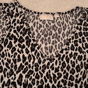 Belle by Kim Gravel Leopard print tank top